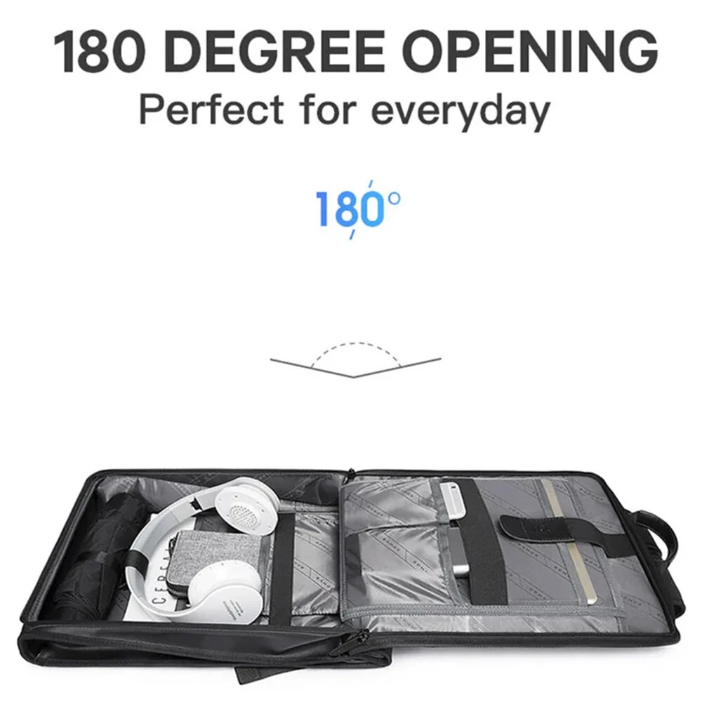 (image for) BANGE Business Backpack Men's Shoulder Bag Waterproof 15.6 Inch Laptop Computer Bagpack Large Capacity Storage Back Bag for Men